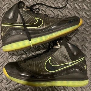 Rare Nike Lebron 7 Dunkman Size 12 375664-006 Black/Electric